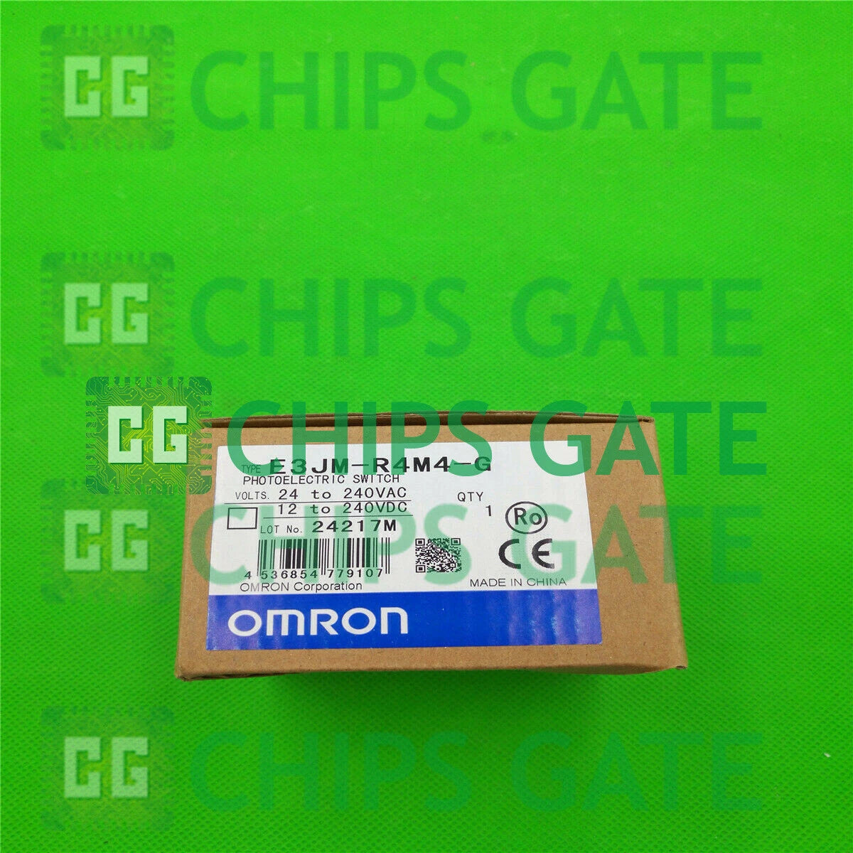 Photoelectric Switch E3JM-R4M4-G Omron E3JMR4M4G 24-240VAC/VDC #P