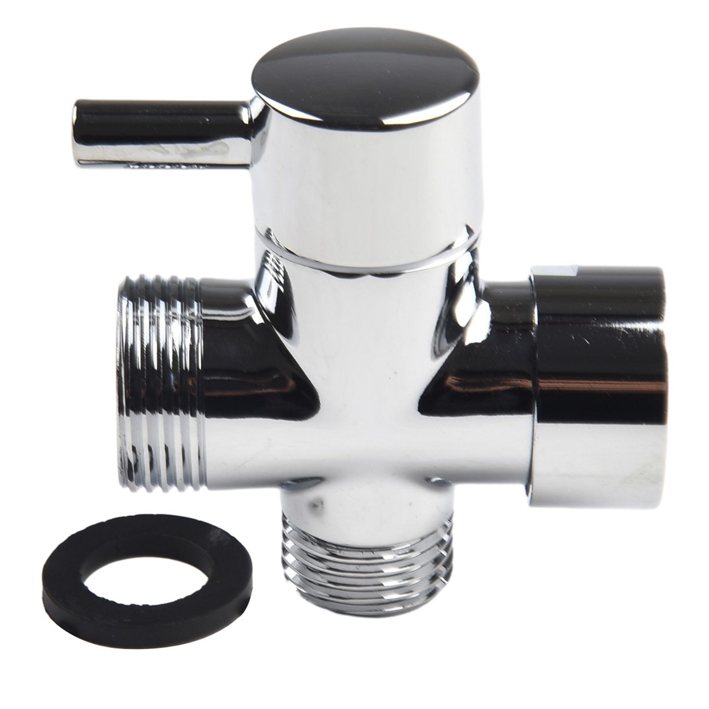 Part Diverter Valve Tool Chrome Plated Brass T-Adapter 3 Ways Accessory