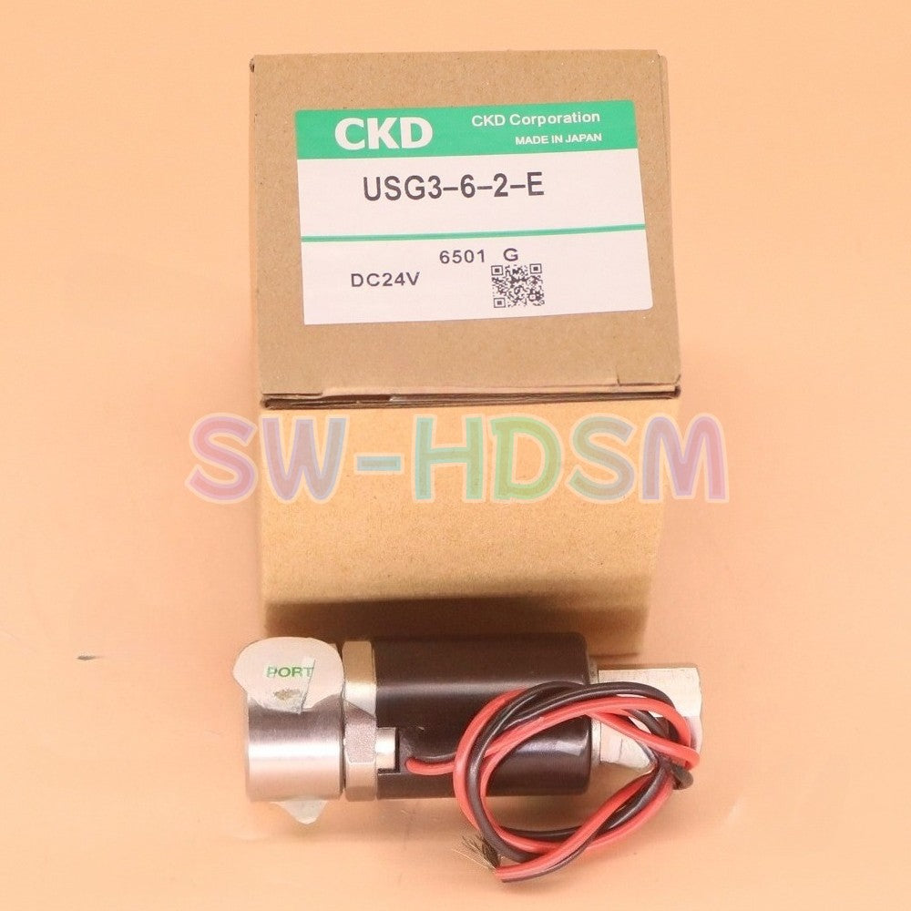 1PCS  for CKD USG3-6-2-E-DC24V USG3-6-2-E DC24V Solenoid Valve Freight Free
