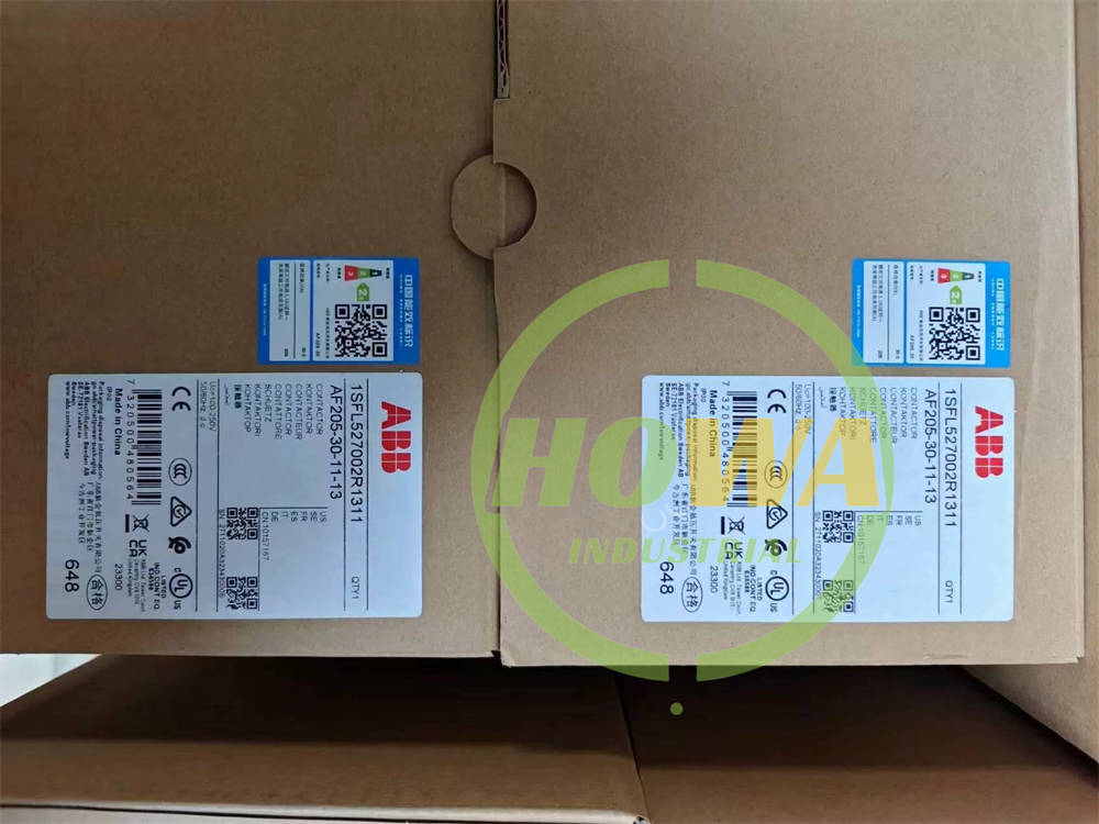 1/piece  ABB contactor AF205-30-11-13 coil voltage 100-250V