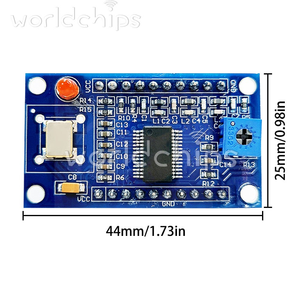 5V AD9850 DDS Signal Generator Module 0-40MHz 2 Sine Wave 2 Square Wave Output