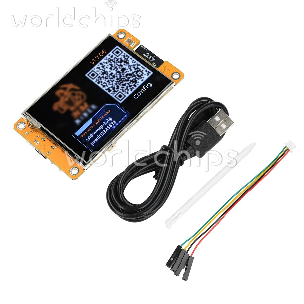Upgraded NerdMiner V2 2.8" Smart Display BTC Solo Miner Bitcoin Lottery Machine