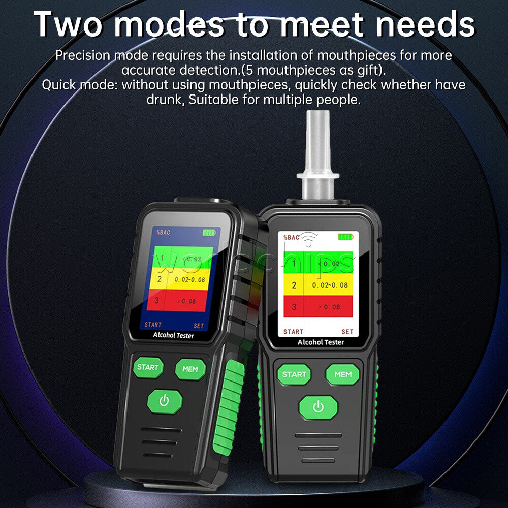 RD930 Digital LCD Breath Alcohol Tester Voice Announcement Breathalyzer Analyzer