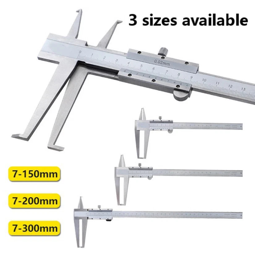 Inner Groove Diameter Vernier Calipers Stainless Steel Measuring Tool 0-150mm