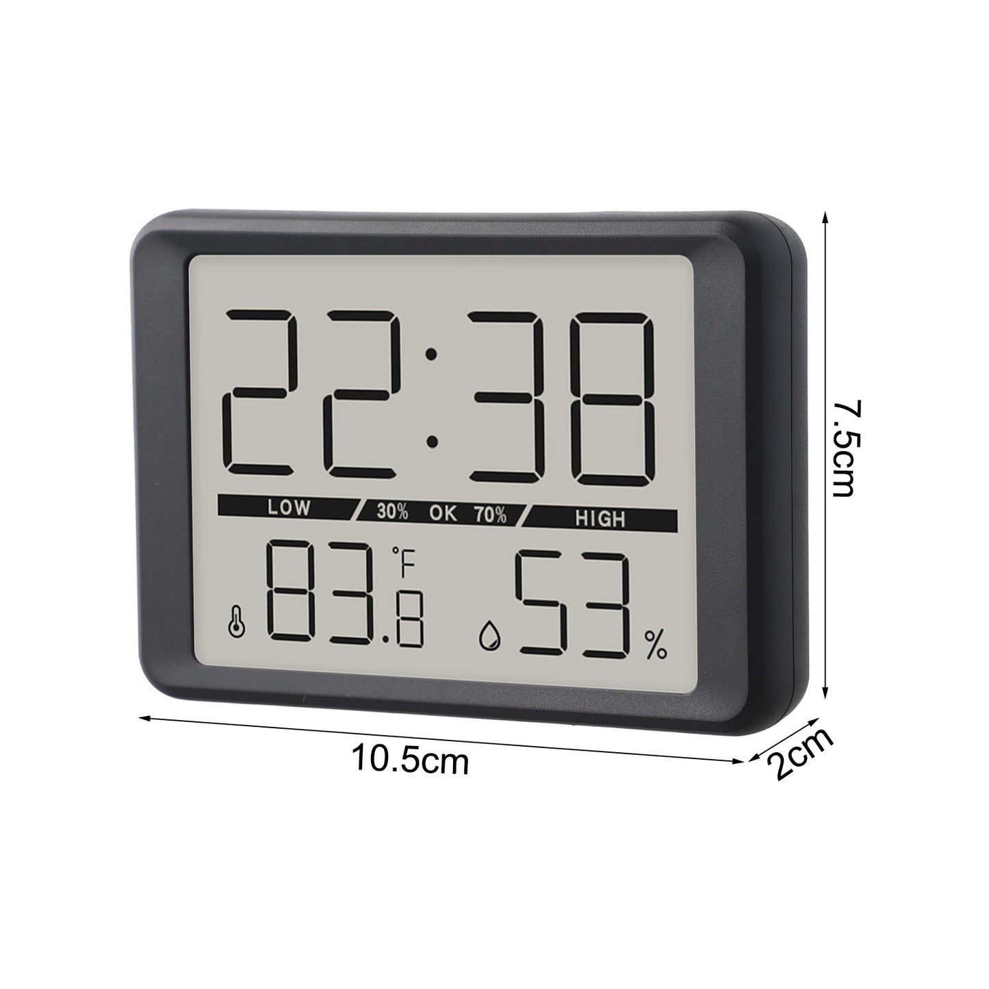 Dual Format Display Digital Timer for Easy Reading of Time & Conditions