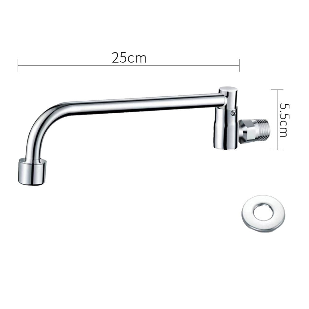 Contemporary Zinc Alloy Kitchen Faucet in Chrome for Daily Use Scenarios
