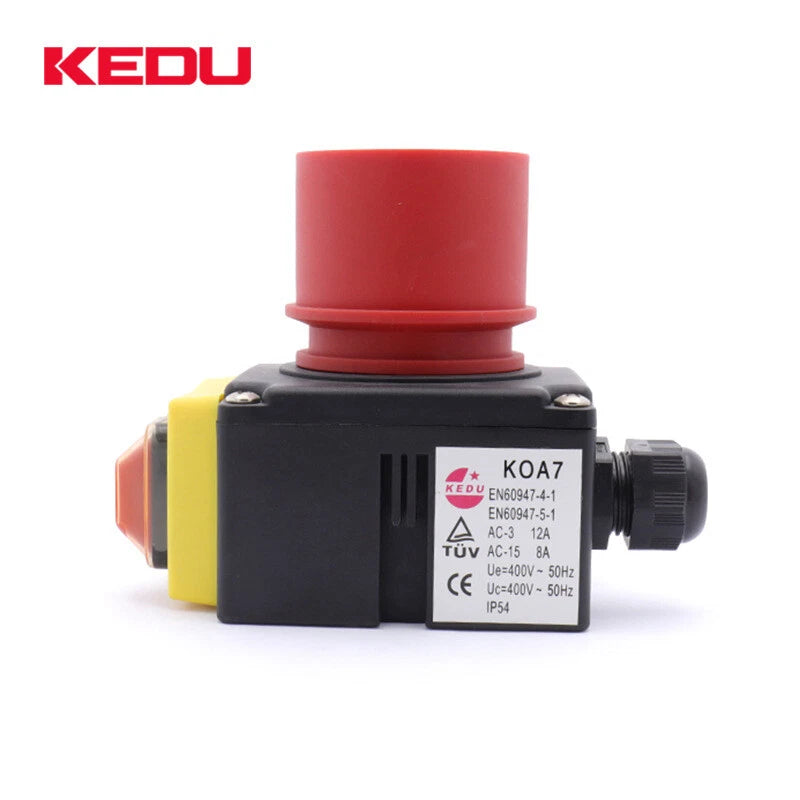 Motor Protection Switch Kedu KOA7 Switch Button 400v For Exhaust Fan