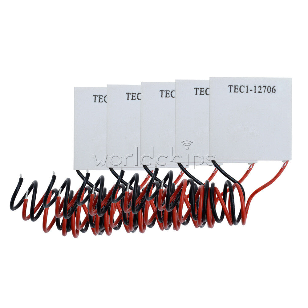 10PCS TEC1-12706 Heatsink Thermoelectric Cooler Cooling Peltier Plate Module Set