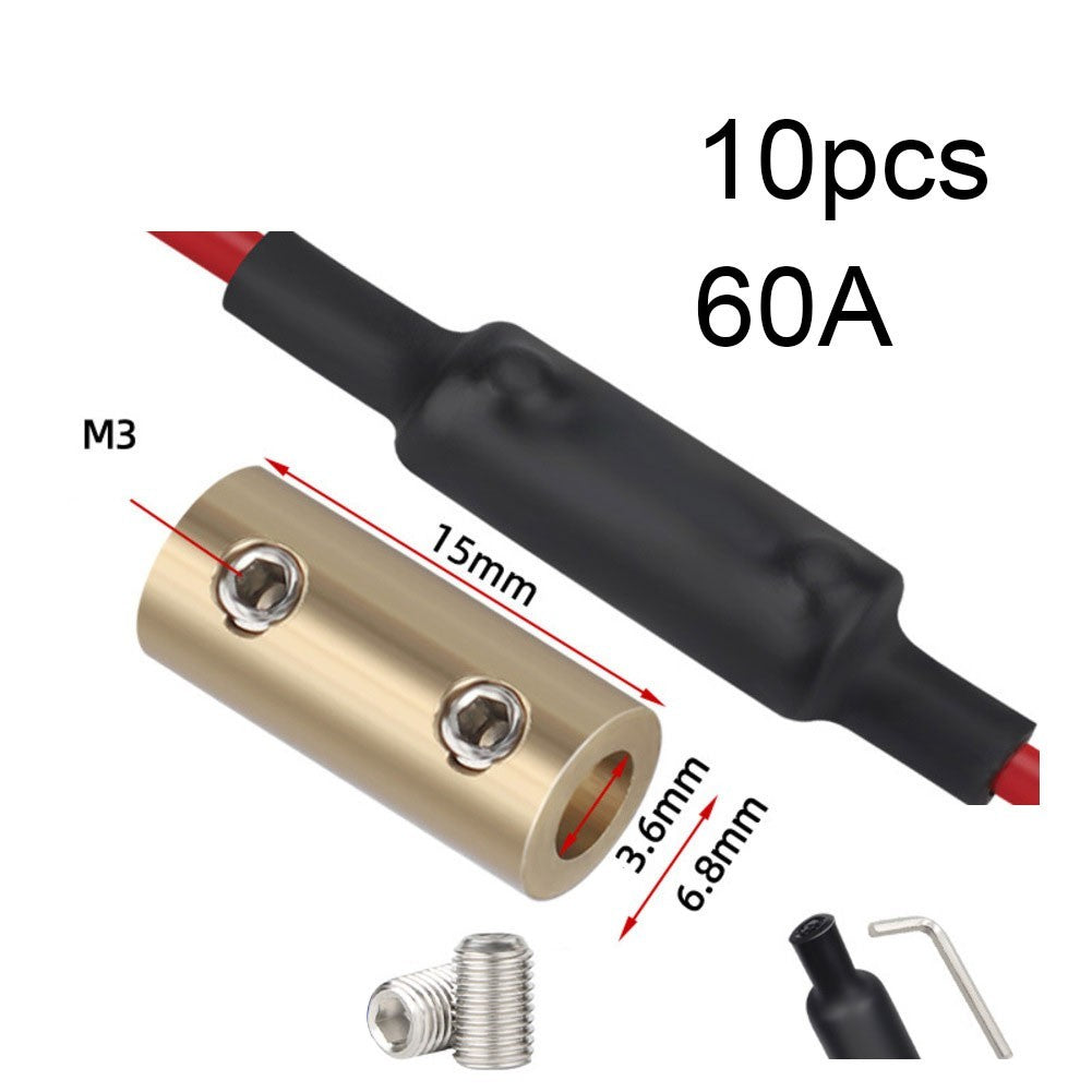 40 Sets Electrical Wire Connector Kit 20A 60A 80A with Heat Shrink Tubing