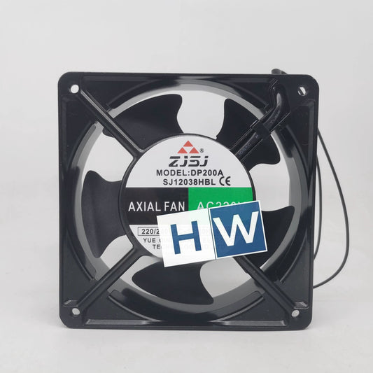1PC DP200A SJ12038HBL 220V 0.14A 12CM Cabinet Radiator Cooling Fan 2-wire
