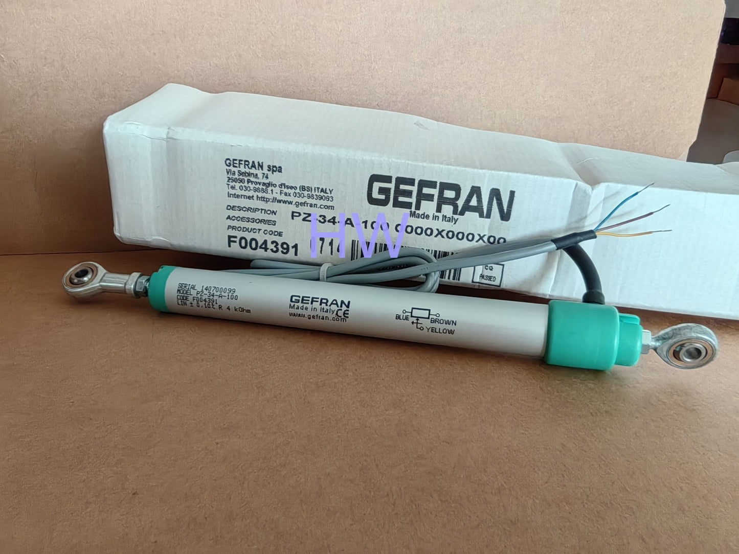Cylindrical Linear Displacement Sensor PZ34-A-100 Electronic Ruler PZ-34-A-100