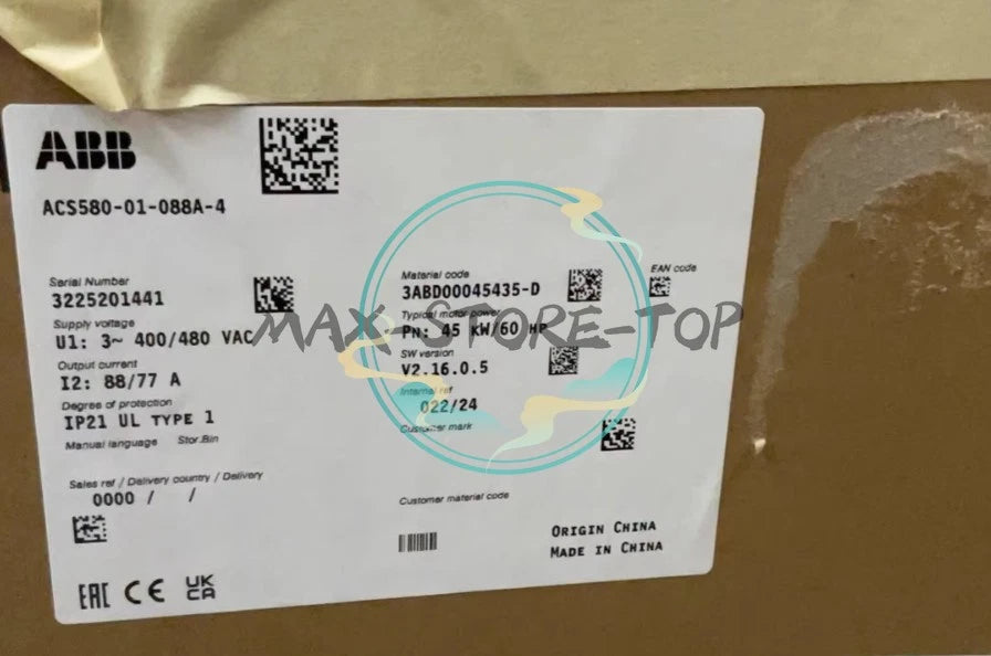 1PC  ABB ACS580 ACS580-01-088A-4 inverter UPS or
