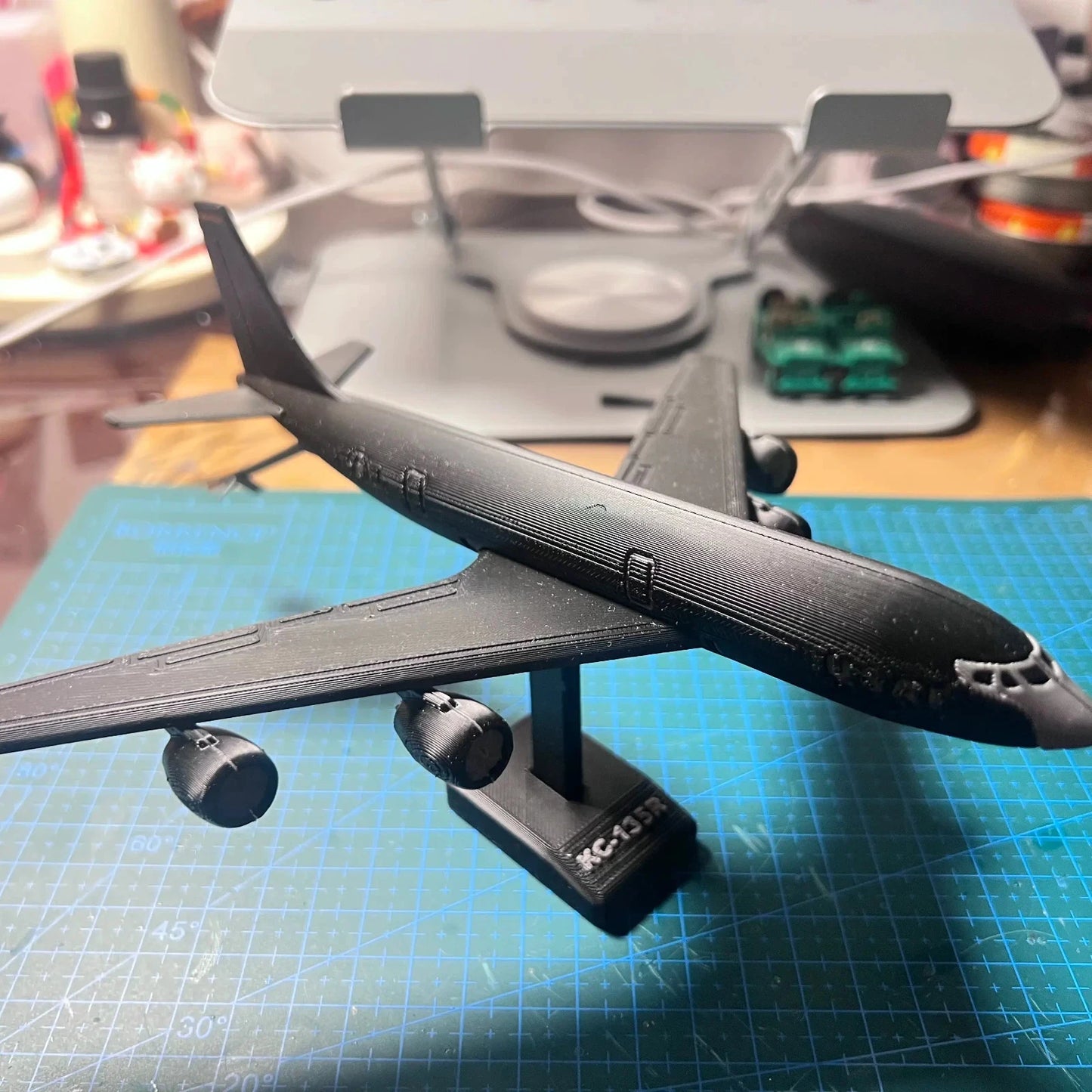 3D Print KC-135R Stratotanker Aerial Tanker Sprue Assembly Hobby Model