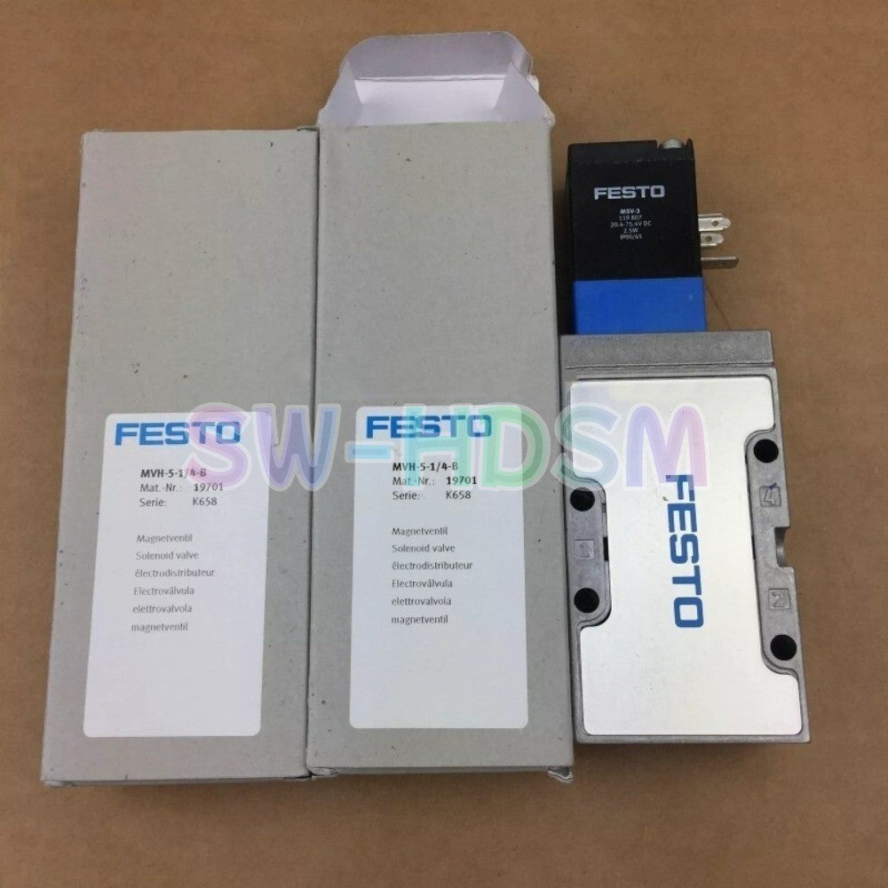 1PCS   Festo MVH-5-1 4-B 19701 Solenoid Valve Freight Free