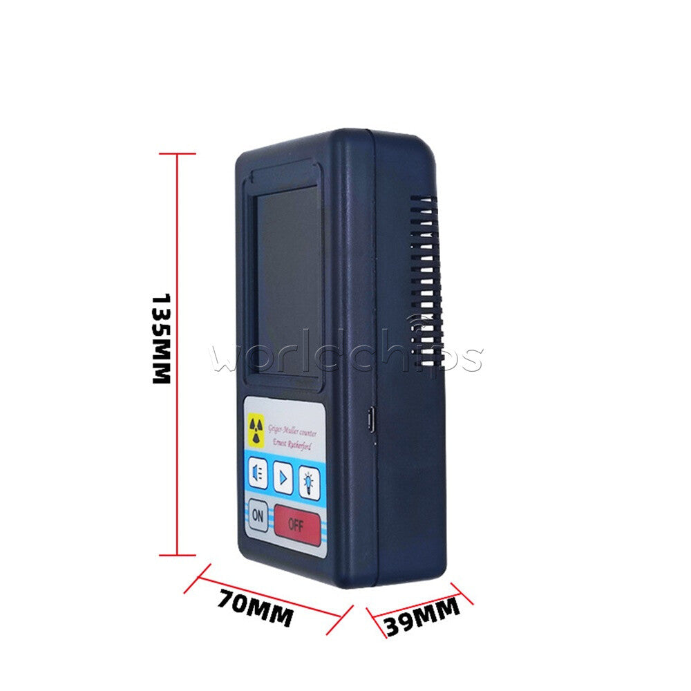 BR-6 Geiger Counter Nuclear Radiation Detector X-ray Beta Gamma Detector Tester