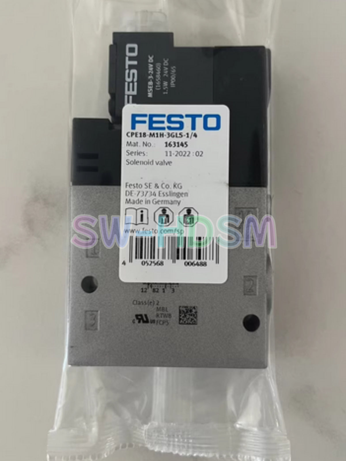1PCS  For FESTO CPE18-M1H-3GLS-1/4 163145 Solenoid Valve freight free