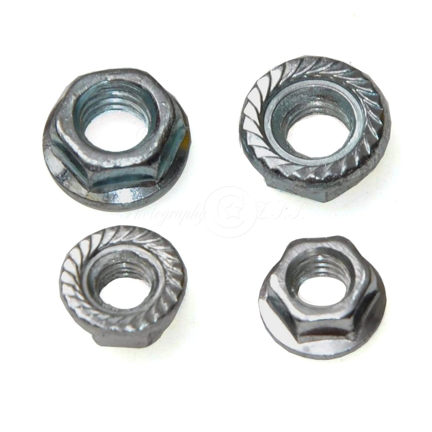 2x Aluminum M5+M6 Nut Hex Locknuts for Motorcycle Bike RC Model Repair Part