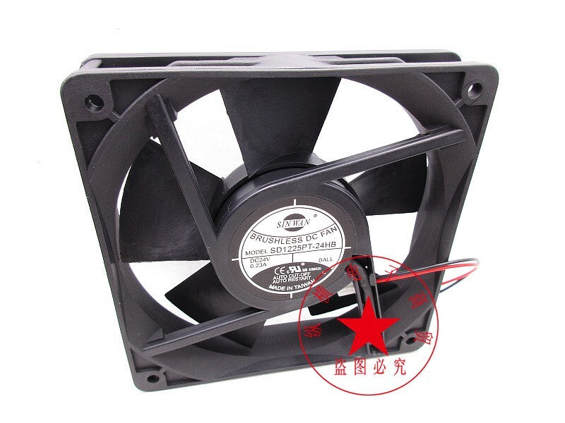 SINWAN SD1225PT-24HB 12CM 24V 0.23A dual ball bearing cooling fan