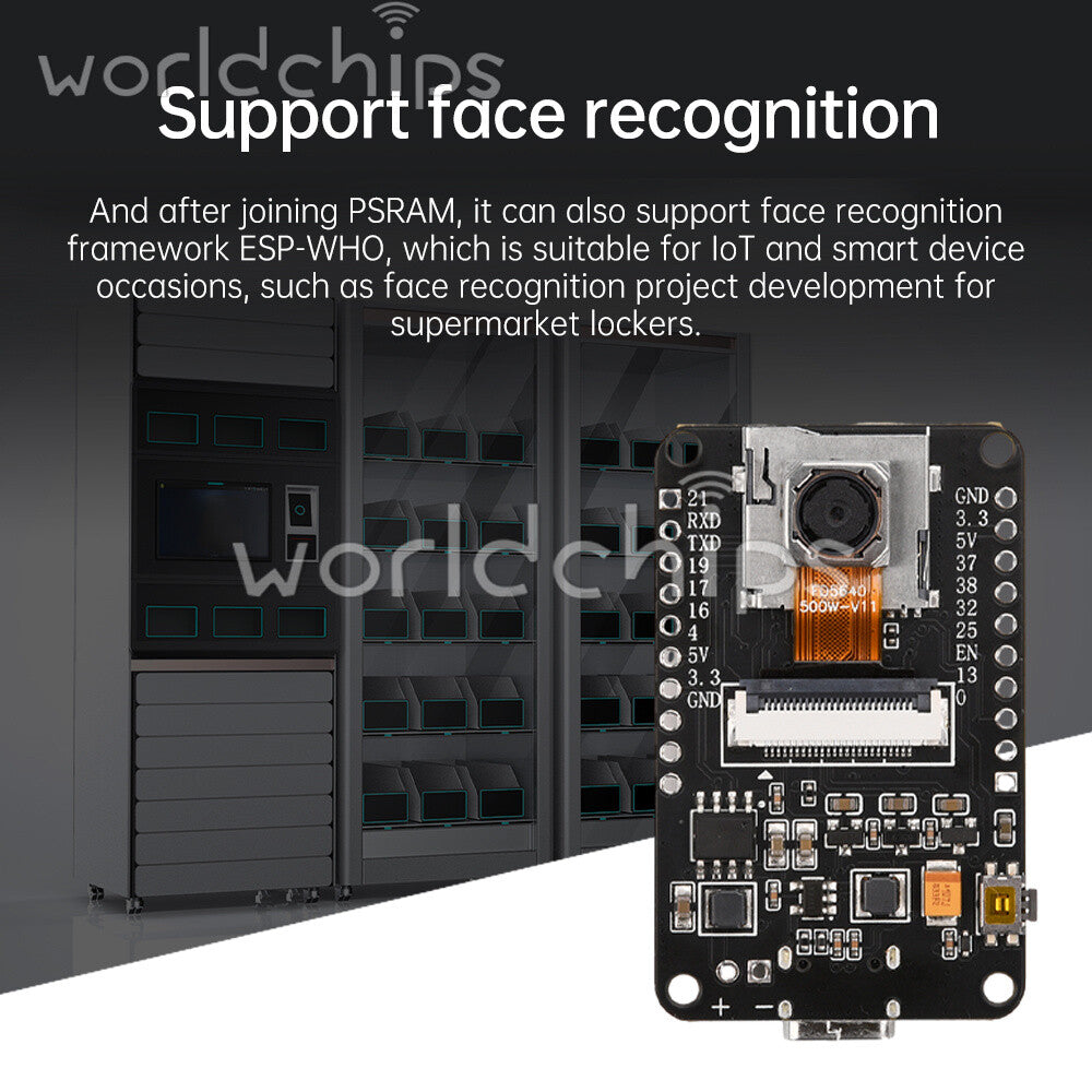 OV5640 ESP32-CAM Camera Module Kit WIFI Bluetooth Development Board 500W Pixel