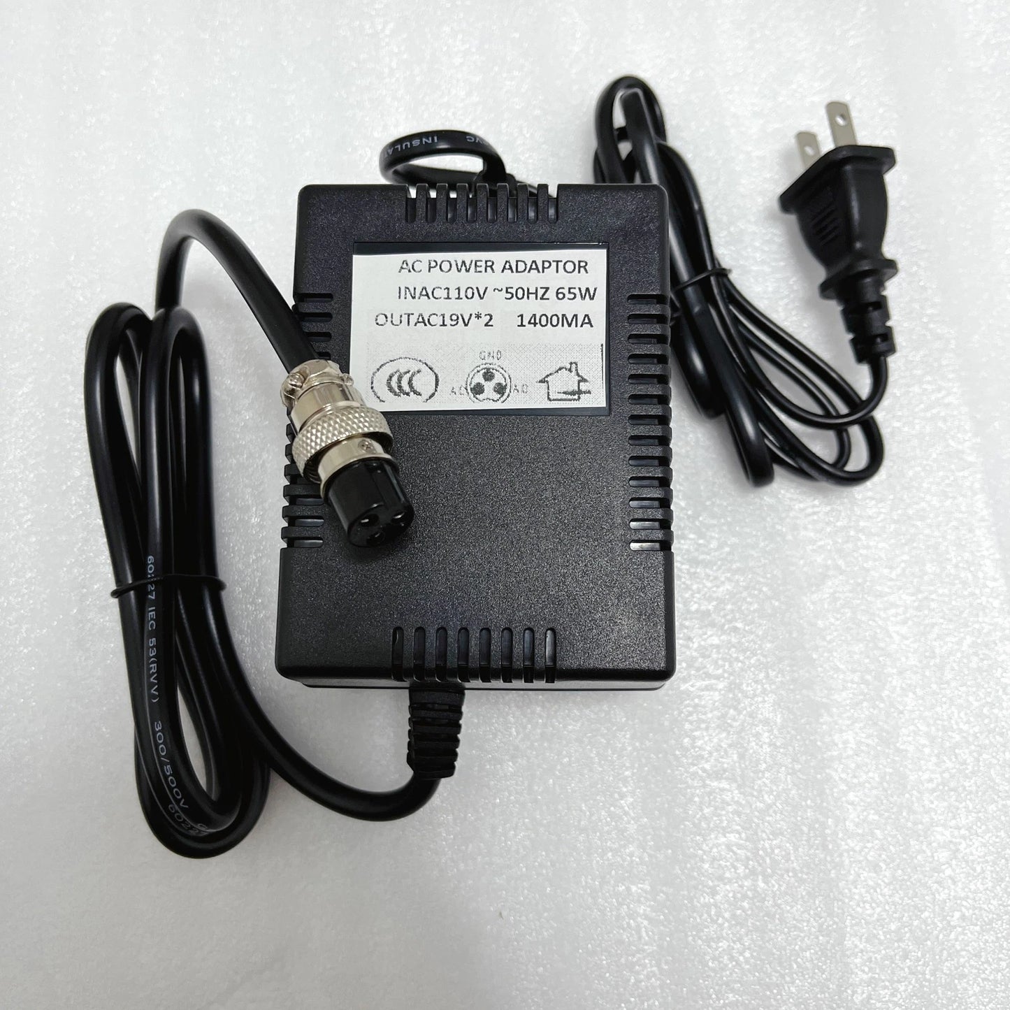 For BEHRINGER MX2004A 110/220V AC dual 19V mixer power adapter transformer 3hole