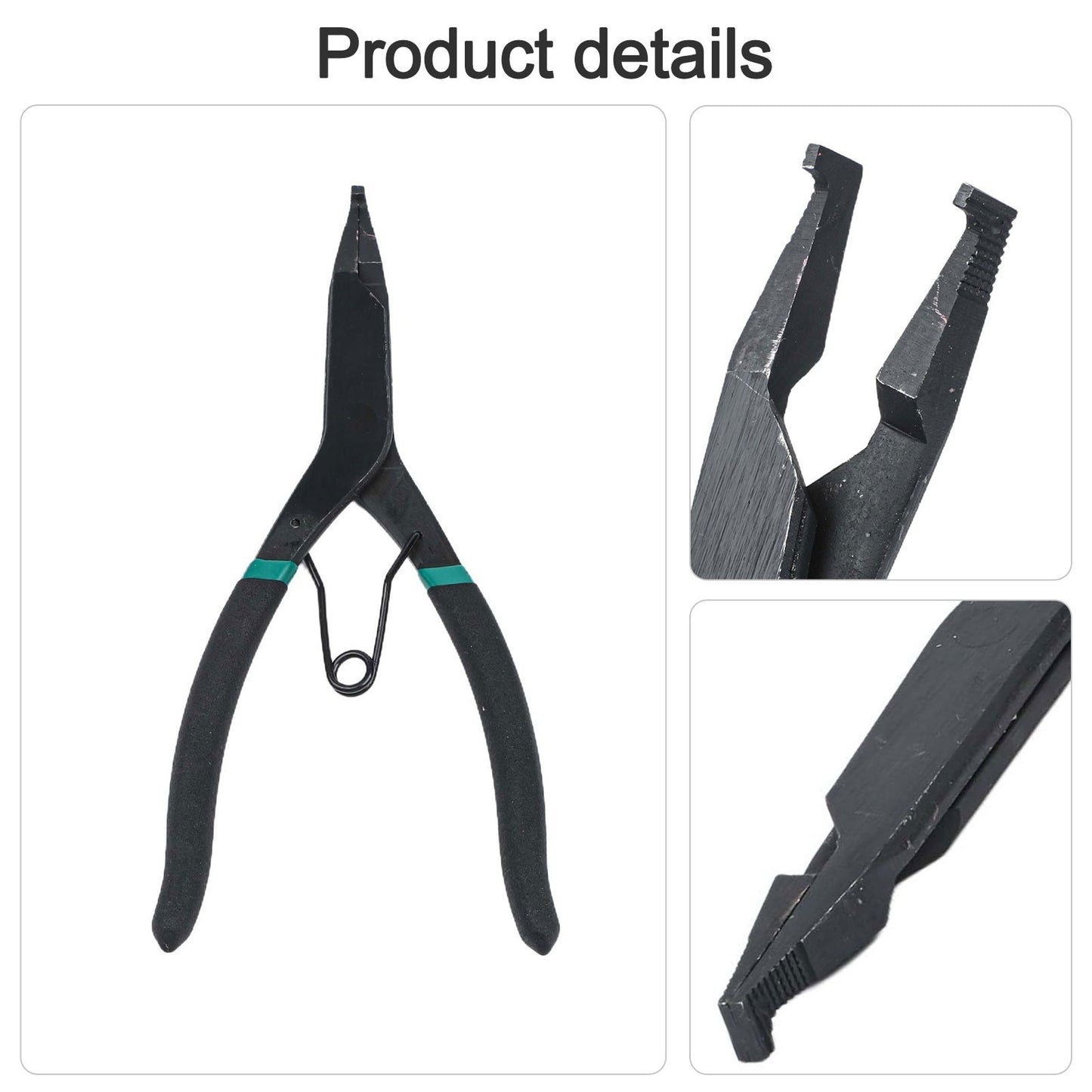 Carbon Steel Snap Ring Pliers Flat Mouth for Gearbox Repair and Maintenance