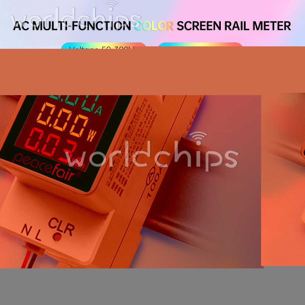 Digital Power Energy Voltmeter Ammeter Watt Kwh Power Meter Range AC50-300V 100A