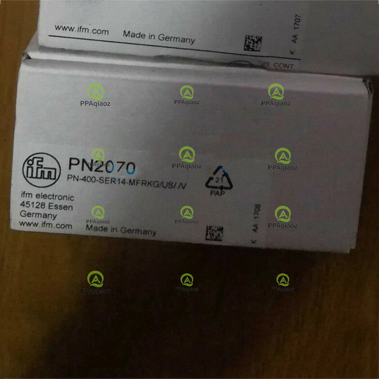 1PC  IFM PN2070 Pressure Sensor In Box ping