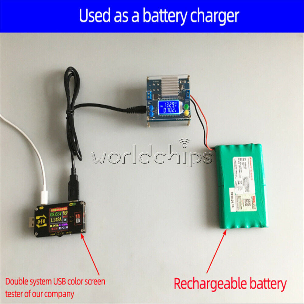 Adjustable Regulated Automatic Boost Buck Converter CC CV Solar Charging  Module