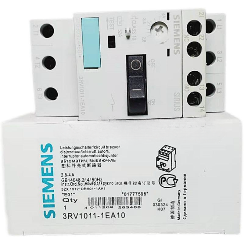 1pc  SIE-MENS Motor Circuit Breaker 3RV1011-1EA10 3RV1011-1EA10 2.8-4A