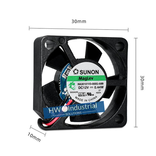 1/piece SUNON HA30101V3-000U-A99 12V 0.44W 3cm Magnetic Levitation Silent Fan