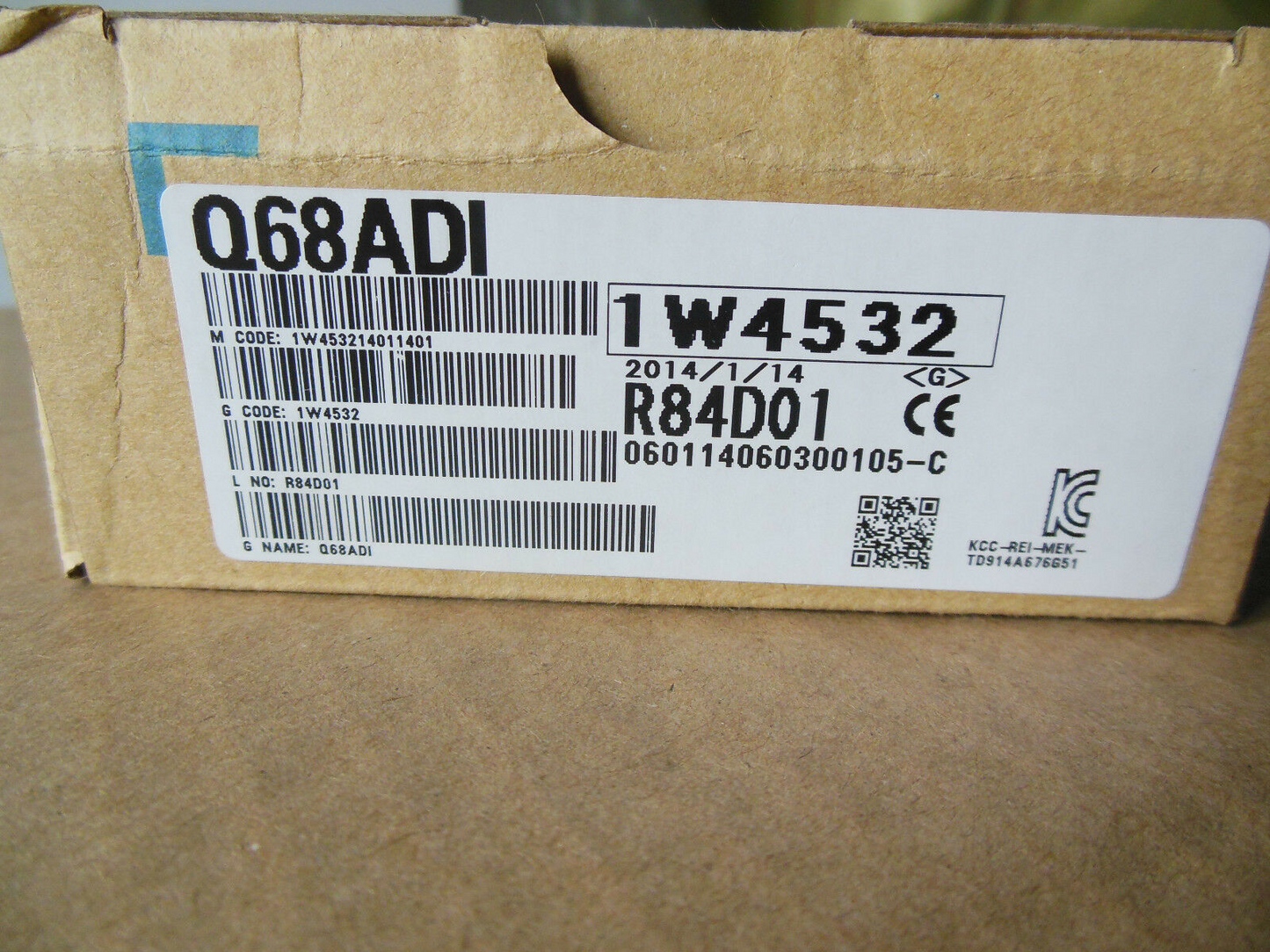 1pcs Mitsubishi PLC Analog Module Q68ADI