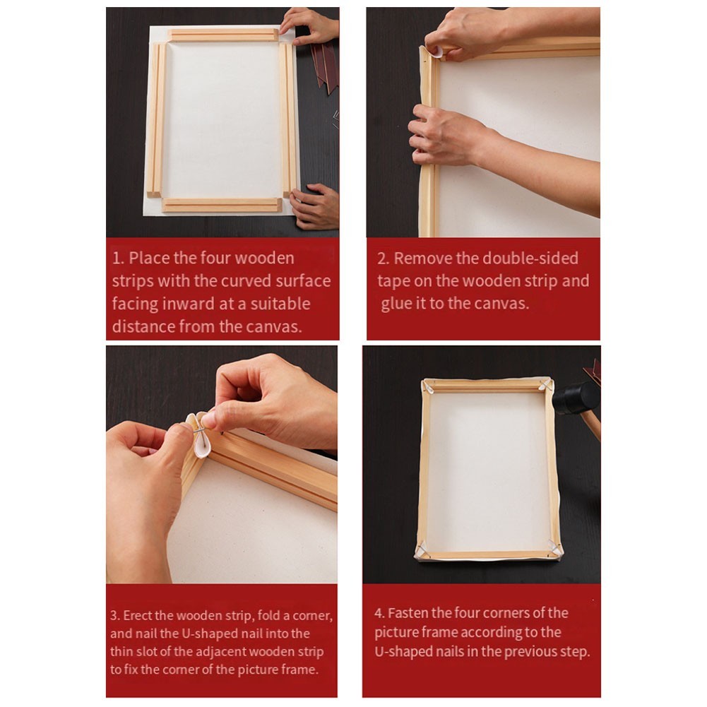 Easy Assembly Wooden Frame for Posters and Prints Long Lasting Durability