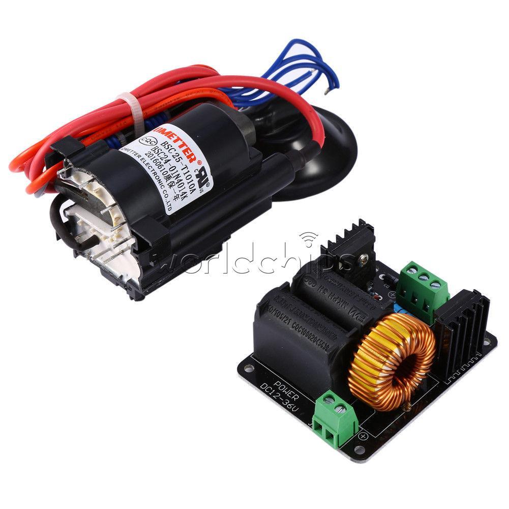 ZVS Tesla Coil Flyback Driver/Marx Generator/Jacob'ladder Ignition Coil 12-36V
