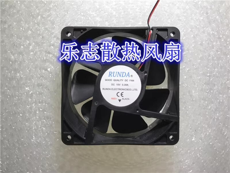 RUNDA GOOD QUALlTY DC FAN 12038 DC15V 0.30A Inverter Cooling Fan