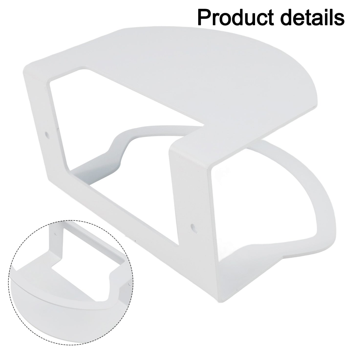 White Removable Metal Wall Mount Compatible with For EERO Pro7 Easy Install