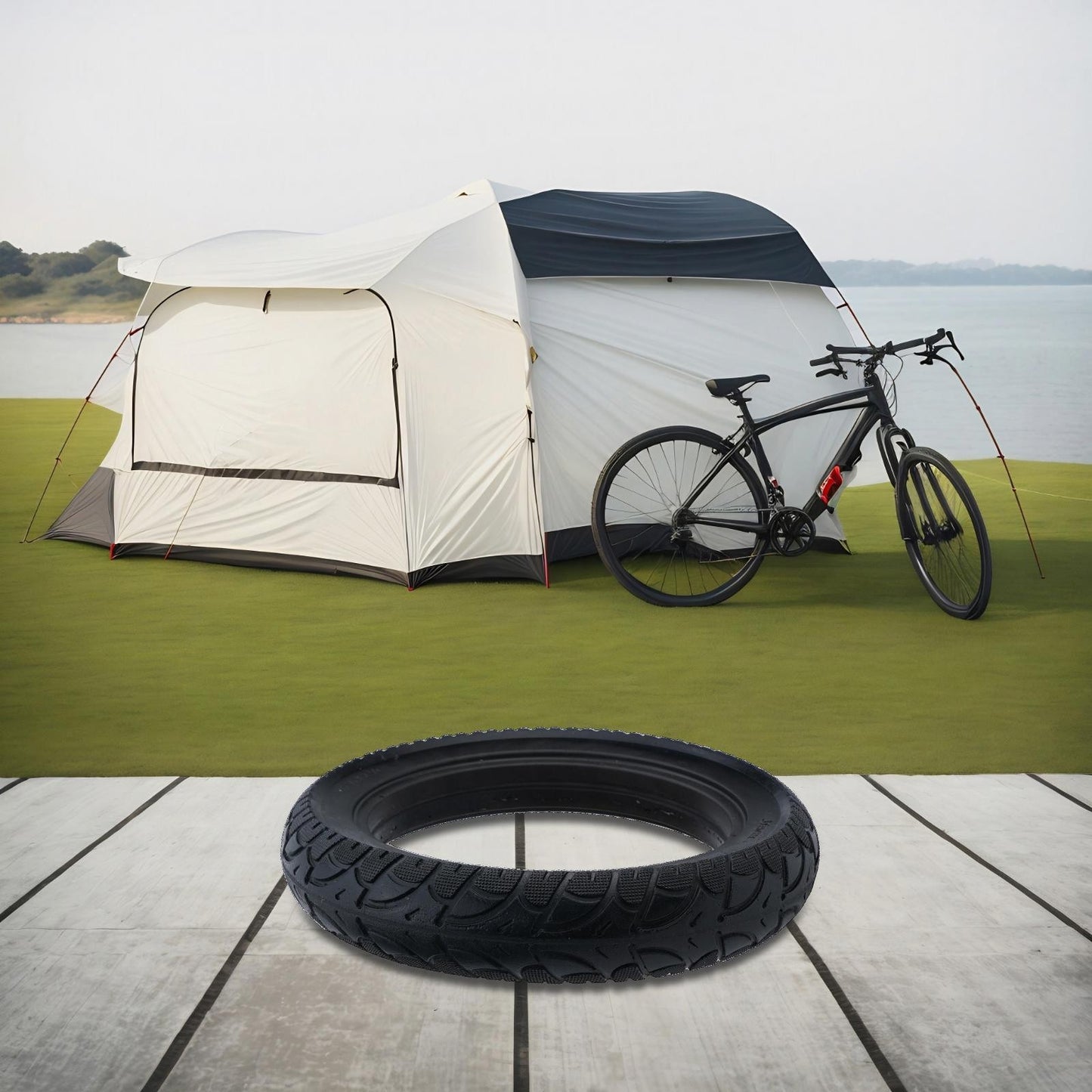 For E-Bike Solid Tyre Solid Tyre For Electric Scooter 12 Inch E-bike Solid Tire