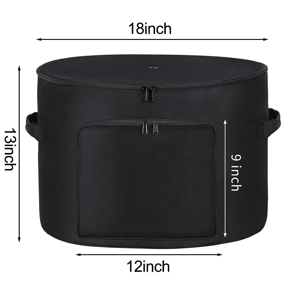 Garden Water Hose Holder Storage Bag Pot For Patio Deck And Garden Use