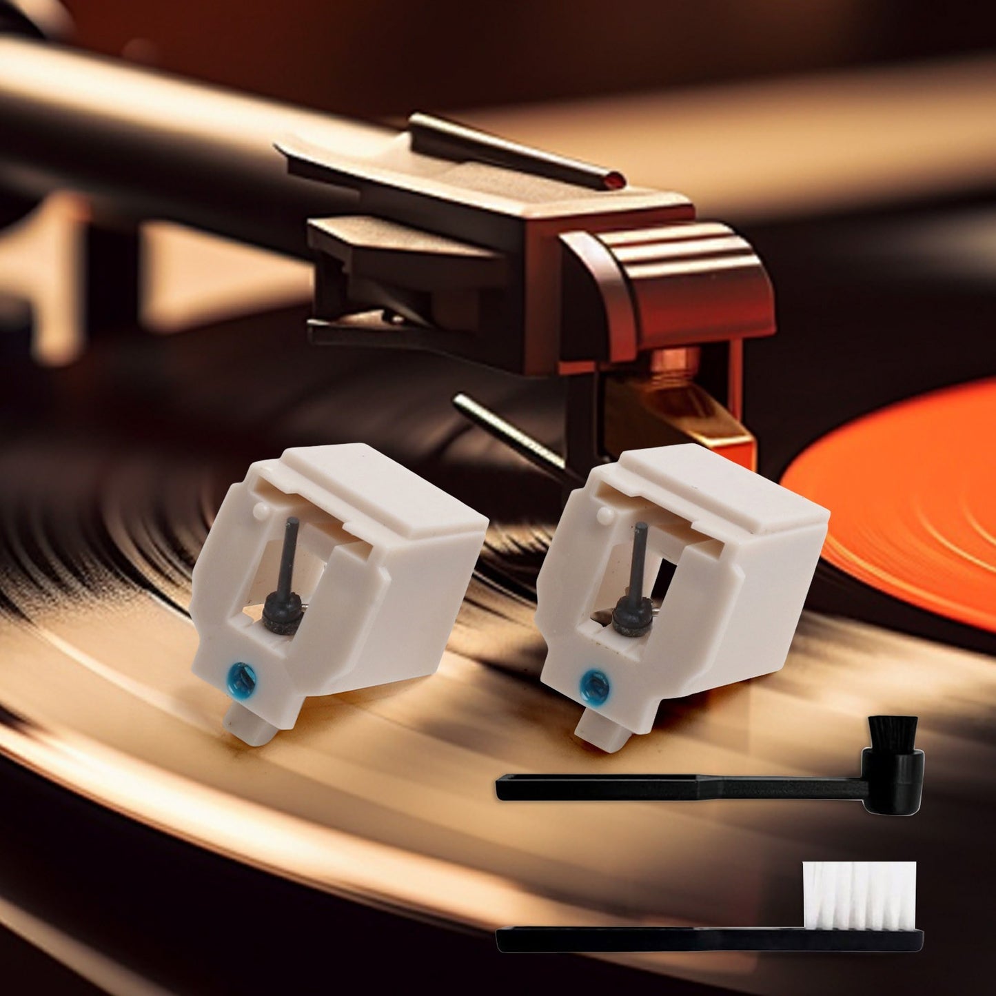 For ATN3600L Elliptical Stylus Compatible with Multiple Record Players