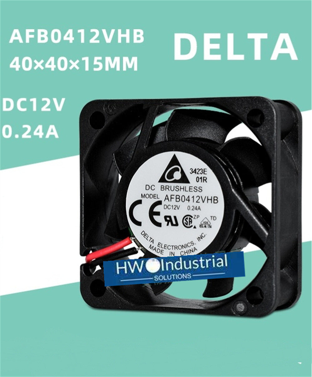 1/piece  AFB0412VHB 12V 0.24A 4015 4CM Delta Switch Cooling Fan