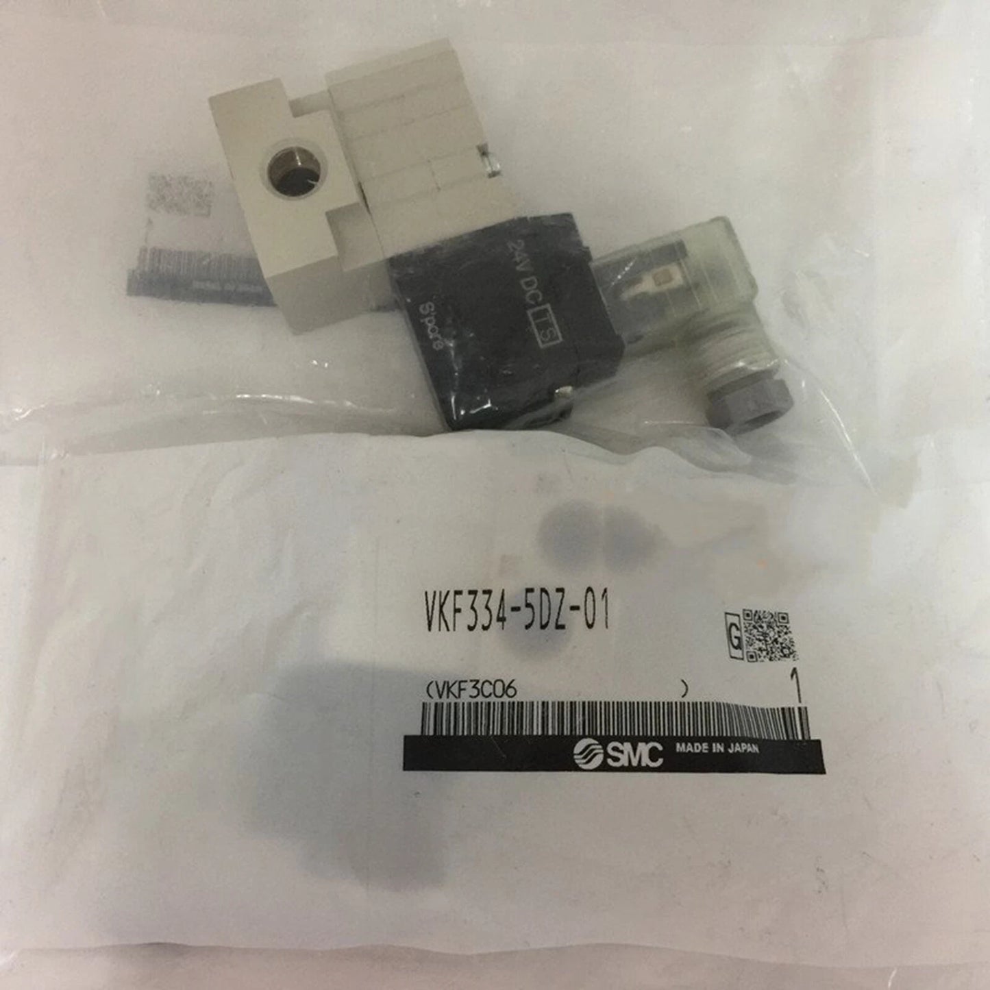 1PC  SMC Solenoid Valve VKF334-5DZ-01 FREE SHIPPING #P