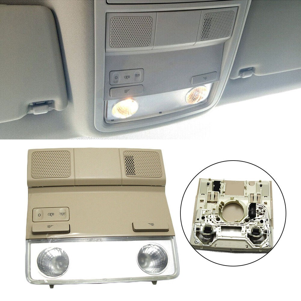 Plastic Beige Car Interior Overhead Dome Map Light Reading Lamp For Golf MK5 MK6