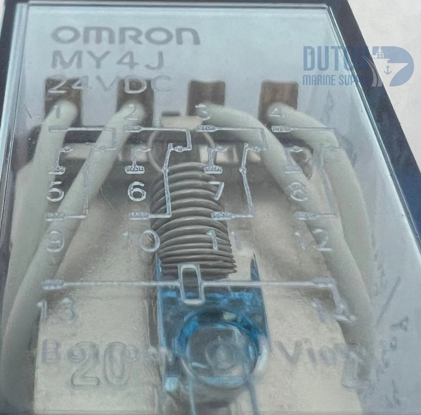Lot of 7X Omron My4j Relay 24Vdc