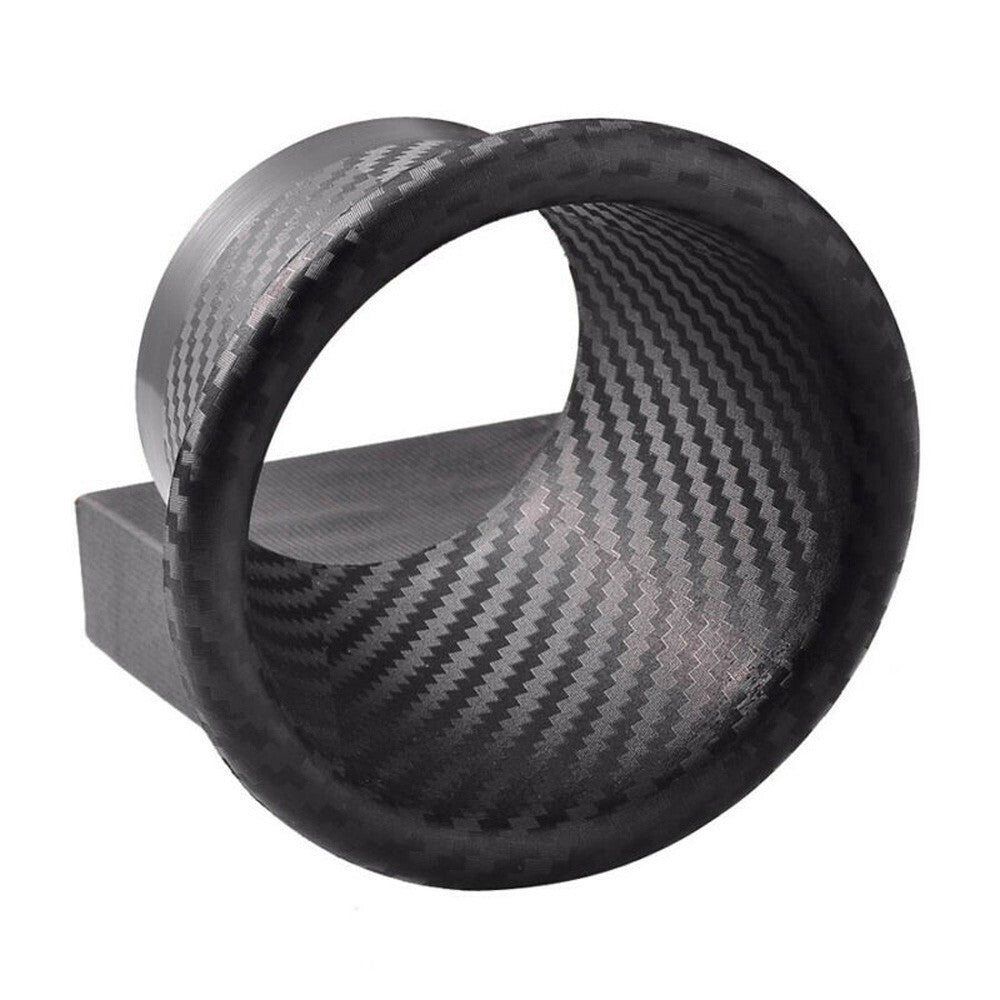 Car Front Bumper  for TURBO Air Intake Pipe Turbine Funnels Set Carbon Fiber