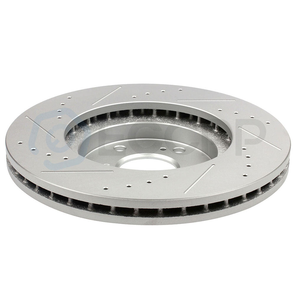 11.81" 300mm Front Drilled Rotors Brake Pads for Honda Accord Acura CL TL TSX