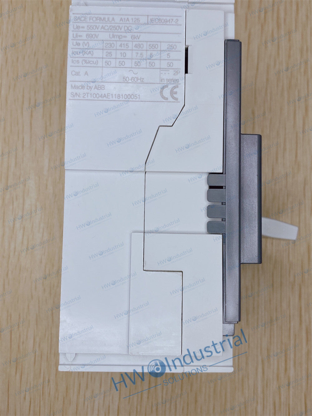 1/Piece MCCB  A1A125 TMF100/1000 FF 3P 100A ABB Tmax Molded Case Circuit Breaker