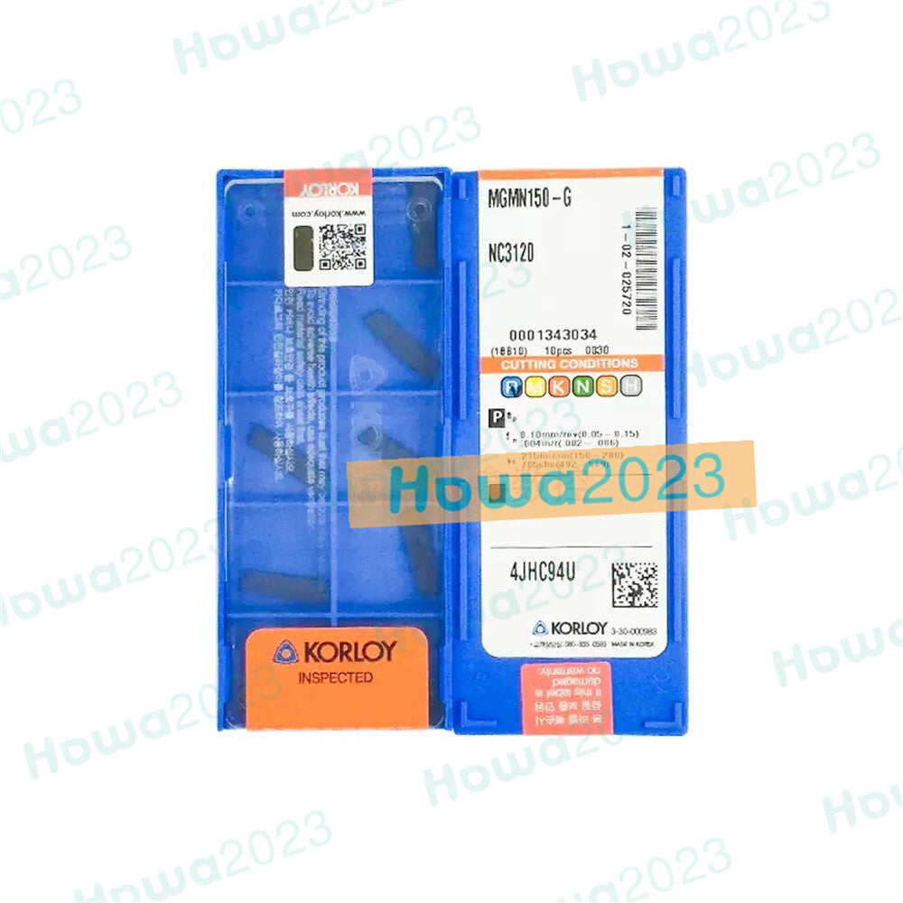 10Pieces/Box KORLOY MGMN150-G NC3120 Turning Blade Carbide Inserts