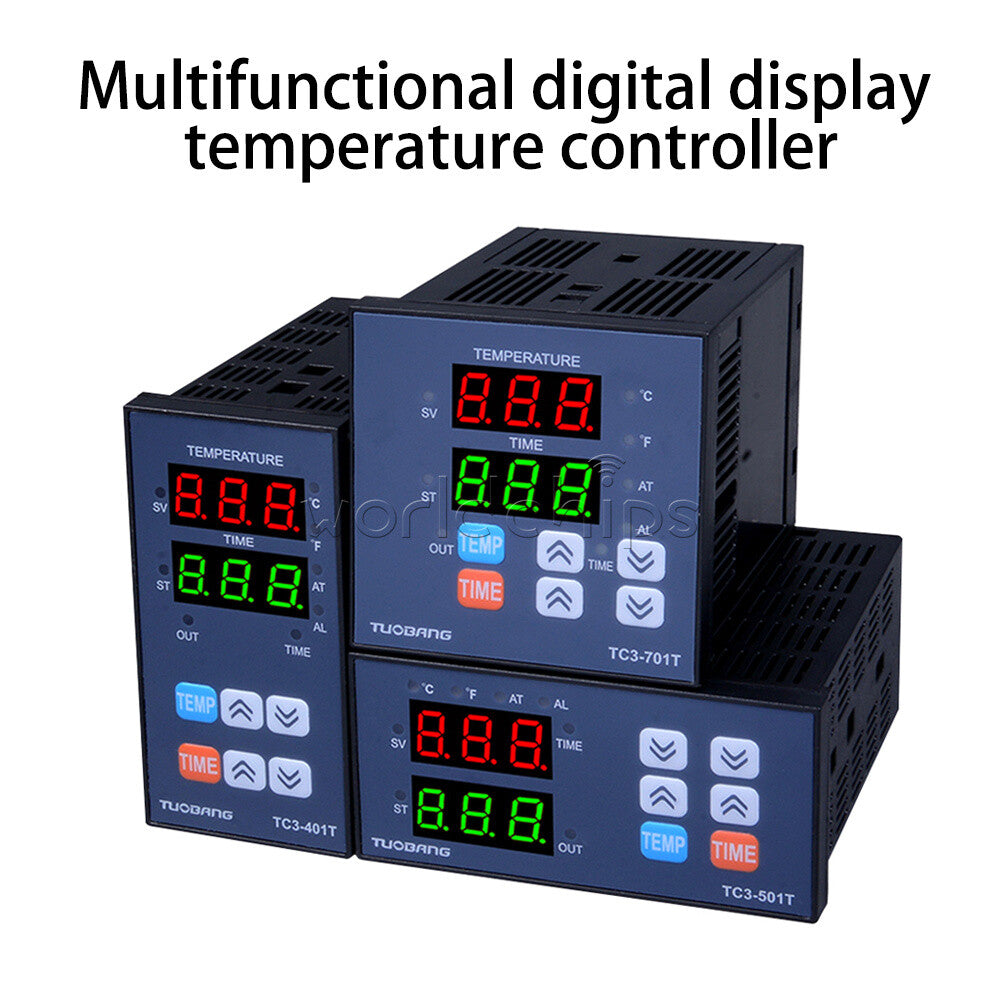 TC3-401/501/701 Digital Temperature Controller Multi-functional Temperature Time