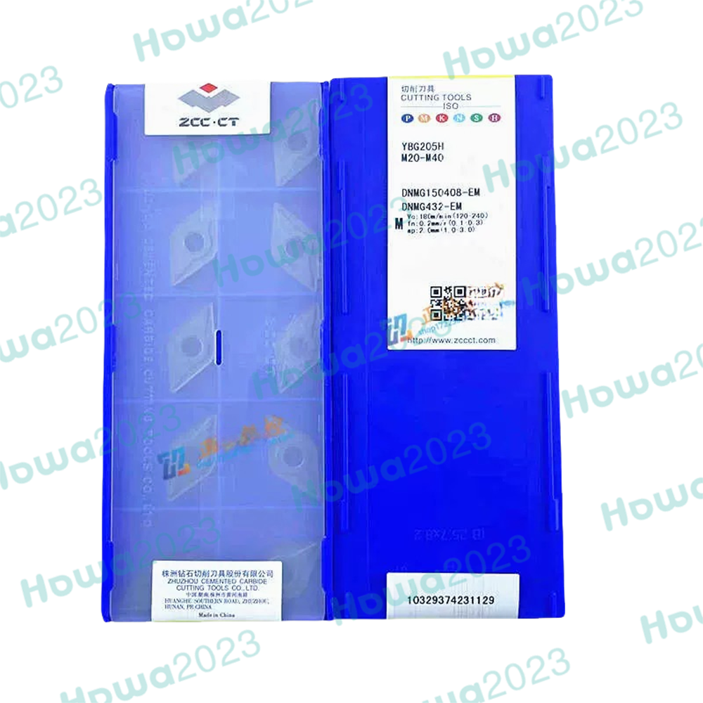 10pcs/Box DNMG150408-EM YBG205H DNMG432-EM CNC Turning Blade Carbide Insert