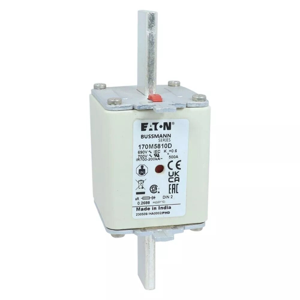 1PC For Eaton Bussmann 170M5810D 500A 690V Power Module Fuse