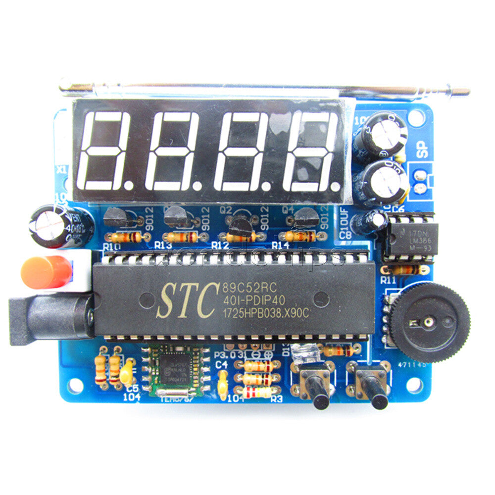 Mini 87MHz-108MHz FM Digital Radio Kit DIY Soldering Project For Home Education